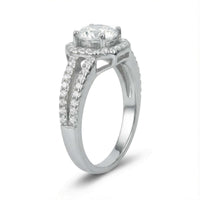 Thumbnail for Halo engagement ring — product photo on a white background