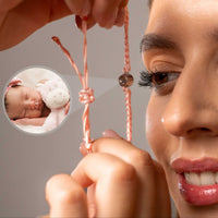 Thumbnail for Pink Photo Bracelet featuring personalized photo of a baby, capturing cherished moments with Brother & Sisters.