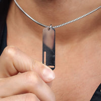 Thumbnail for Man Necklace - Initial Necklace - Charming Letter Necklace - Mens Chain Necklace Necklace Brother & Sisters