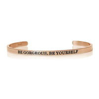 Thumbnail for Affirmation bracelet — product photo on a white background, rose gold