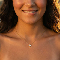 Thumbnail for Crystal Flower Necklace