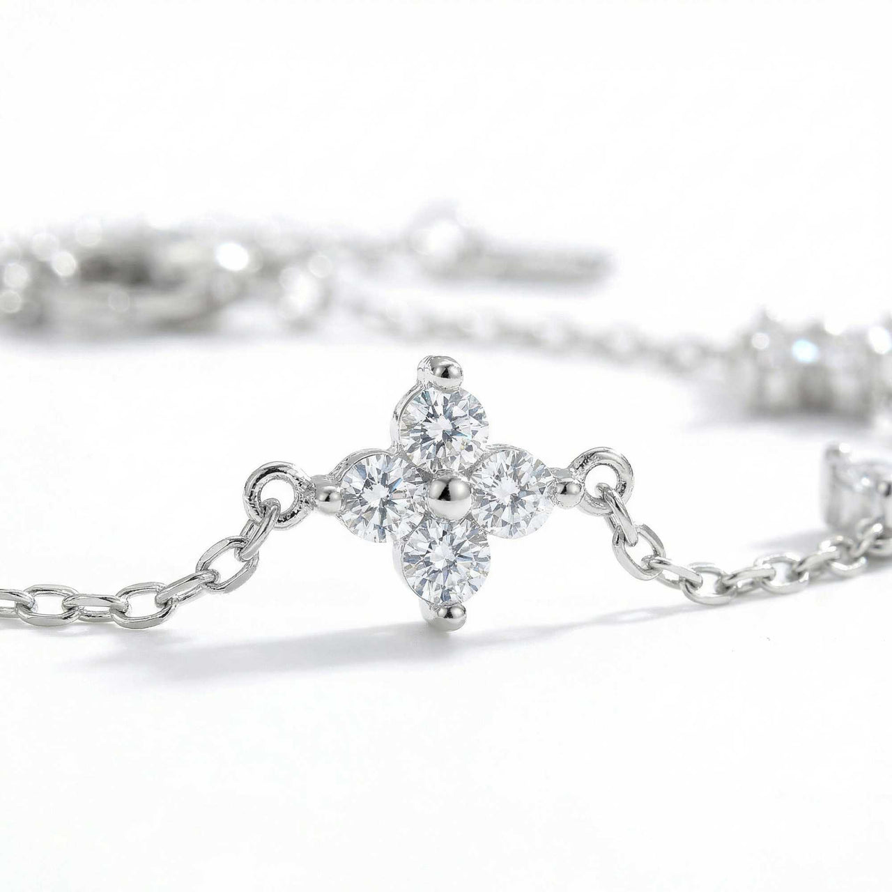Crystal Flower Bracelet