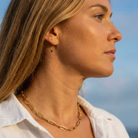 Thumbnail for Ria Paperclip Chain Necklace