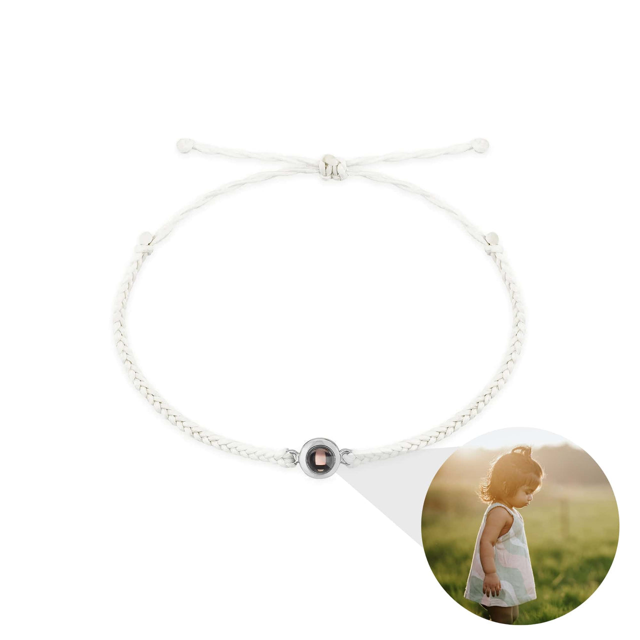 Circle Photo Bracelet