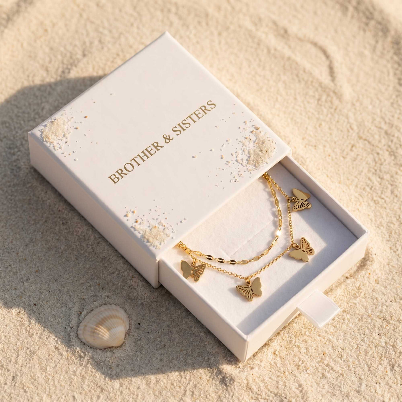 Butterfly Layered Anklet