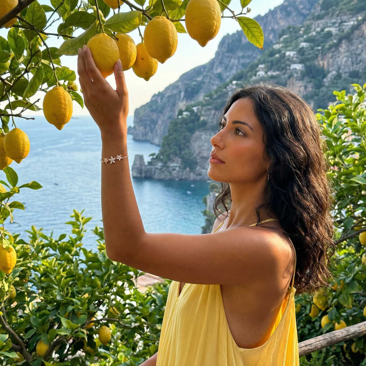 Crystal Flower Bracelet
