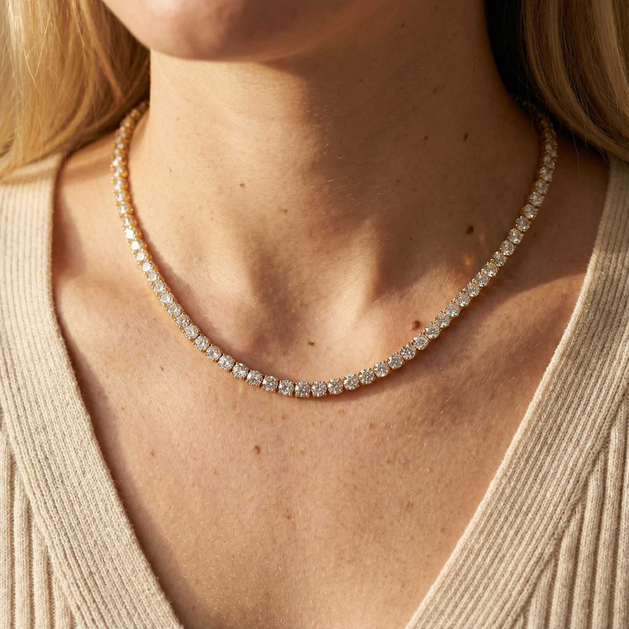 Isolde Tennis Necklace