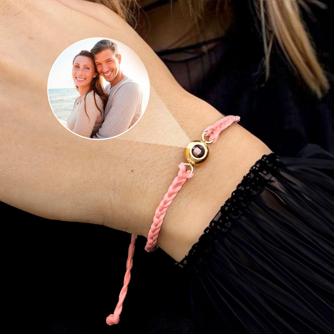 Circle Photo Bracelet