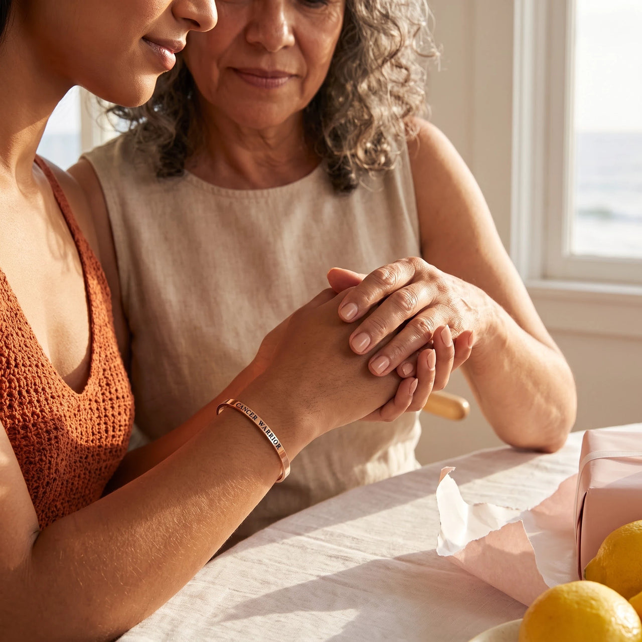 Cancer bracelets — offered as a gift, rose gold | SKU: 7220397-rose-gold-plated