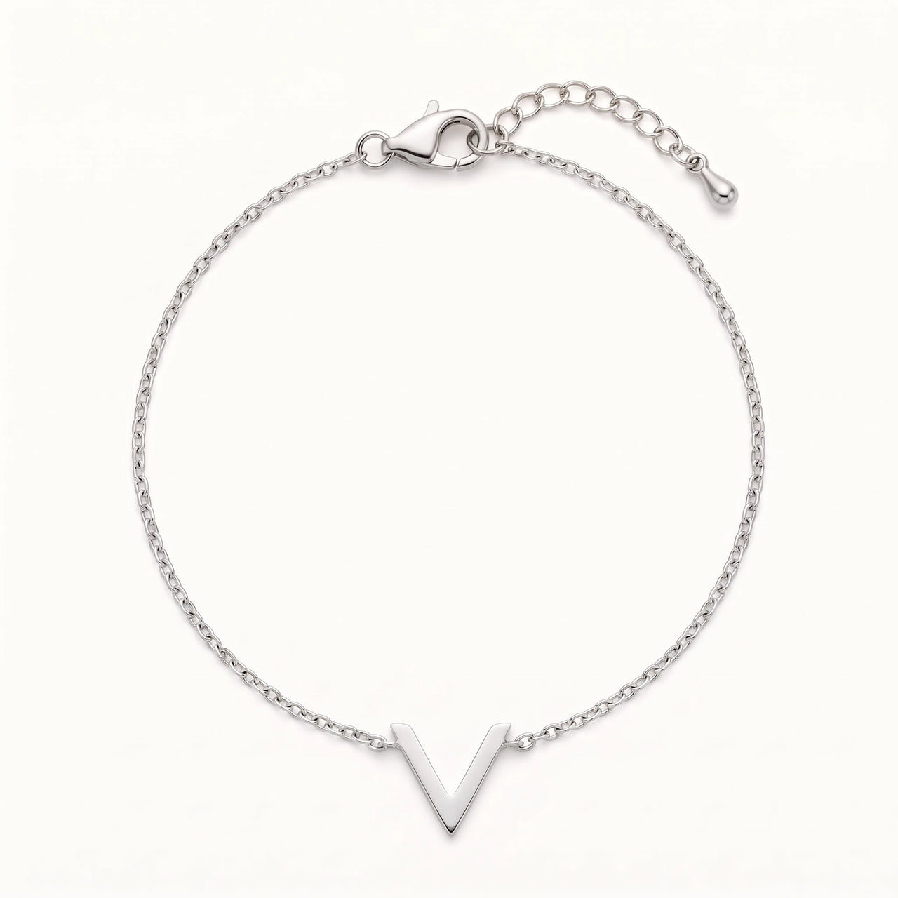 Stacking bracelets — product photo on a white background, silver | SKU: 9443177-white-gold