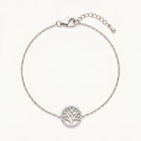 Thumbnail for Stainless steel bracelet — product photo on a white background, silver | SKU: 18963309-white-gold